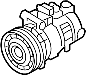 View 4M0820803L A/C Compressor Full-Sized Product Image