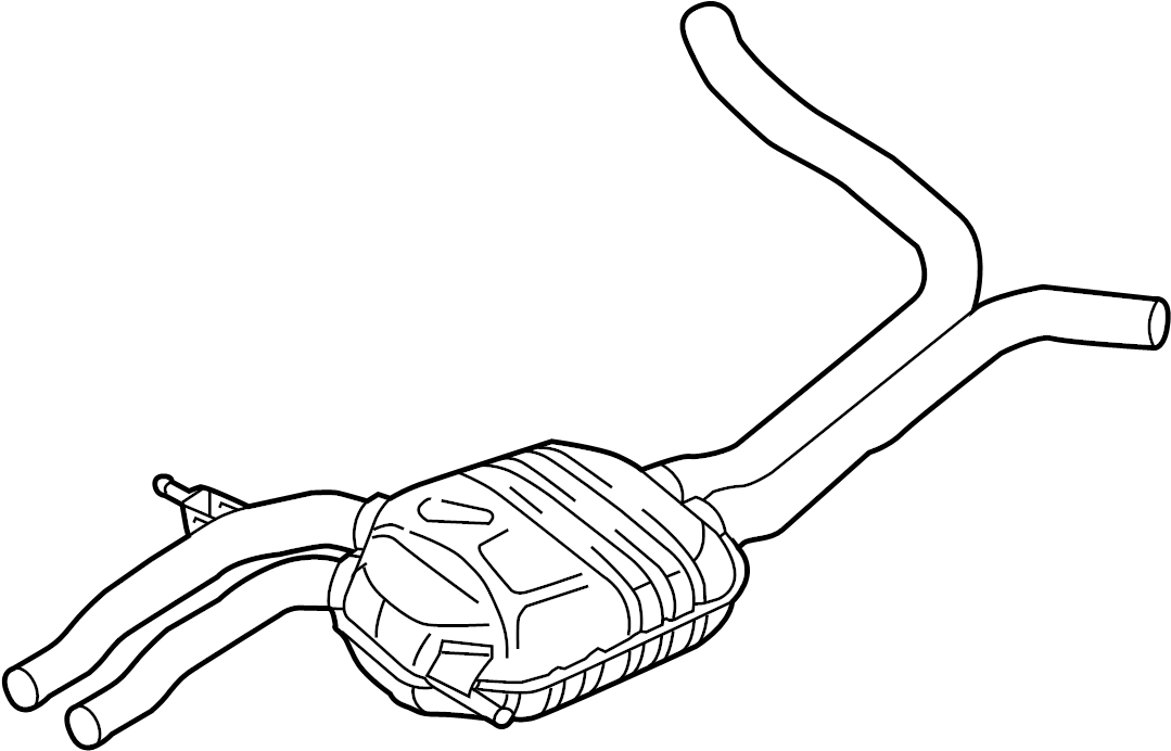 View 4G0253409K Exhaust Muffler Full-Sized Product Image