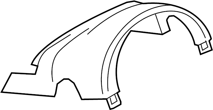 View 4G09535156PS Steering Column Cover (Upper) Full-Sized Product Image