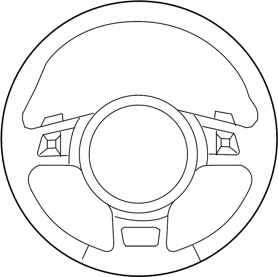 View 4G0419091BEINW Steering Wheel Full-Sized Product Image