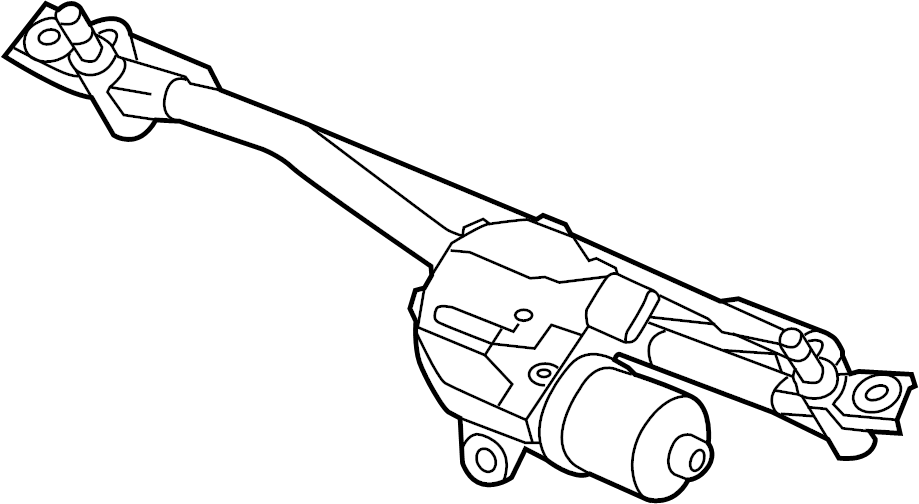 View 4G1955023C Windshield Wiper Motor Full-Sized Product Image