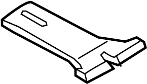 View 4G0819802C Duct. (Rear, Upper, Lower) Full-Sized Product Image