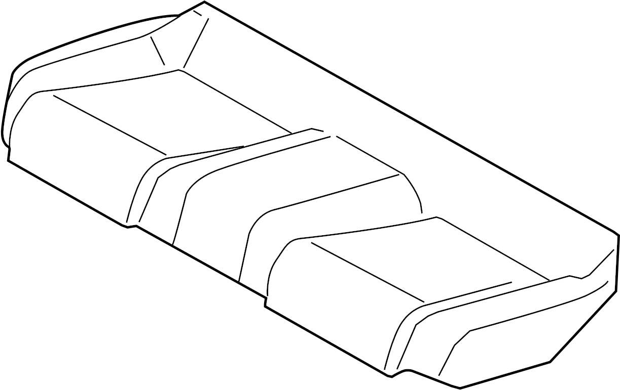 View 4G0885375K Seat Cushion Foam Full-Sized Product Image