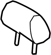 View 4G0885973ADKF9 Headrest Full-Sized Product Image