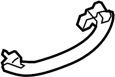 View 8K0857607B4PK Interior Grab Bar Full-Sized Product Image