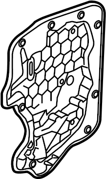View 4G0837915A Door Access Cover (Front) Full-Sized Product Image