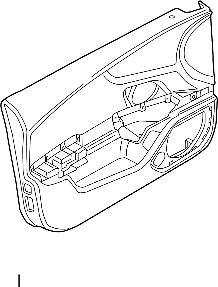 View 4G1867104ABWFA Door Interior Trim Panel Full-Sized Product Image