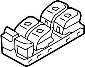 View 4G09598515PR Door Window Switch Full-Sized Product Image