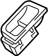 View 4G1959829DS5 TRIM. Trunk lid switch bezel.  Full-Sized Product Image