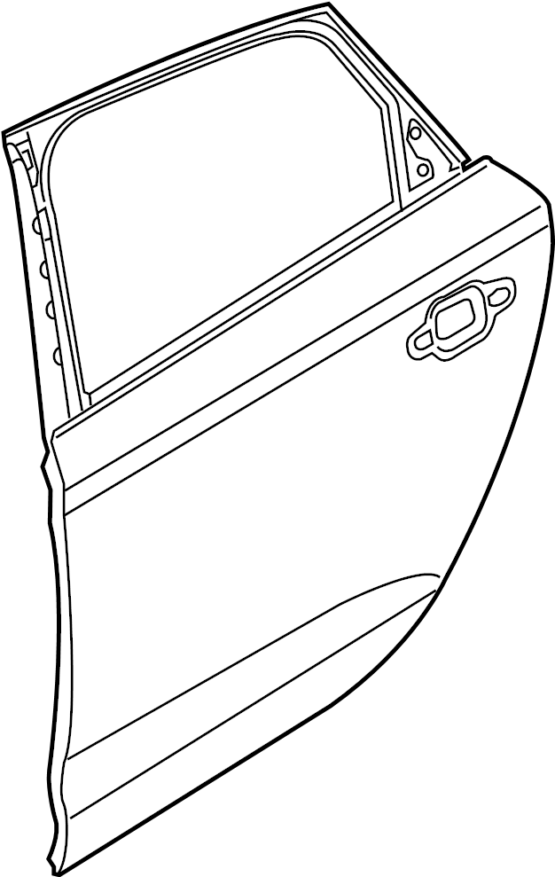 View 4G5833052 Door Shell Full-Sized Product Image