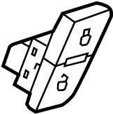 View 4G09621085PR Door Lock Switch Full-Sized Product Image