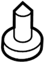 View 8T0827310A Nut. License. Bracket. (Lower) Full-Sized Product Image