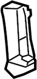 View 4G5807890 Bumper Cover Support Rail (Upper, Lower) Full-Sized Product Image