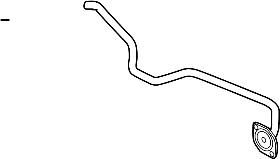 View 079121071CM Engine Coolant Pipe (Rear, Upper, Lower) Full-Sized Product Image