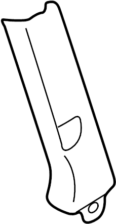 View 4B9867296AH1N1 Body D-Pillar Trim Panel Full-Sized Product Image