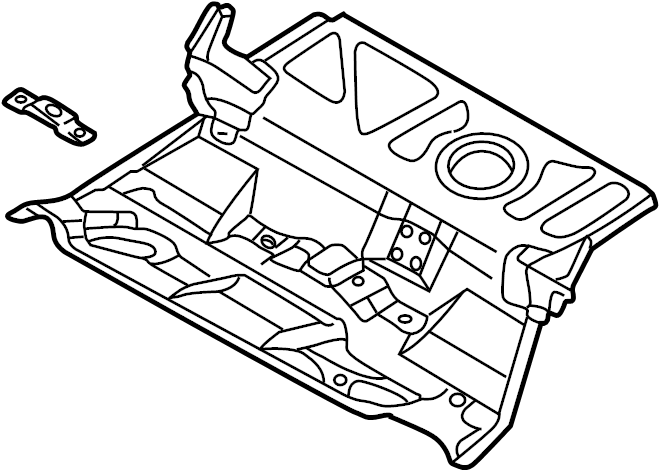 View 4B0802087E Floor Pan (Front, Rear) Full-Sized Product Image
