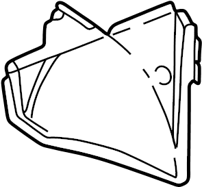 View 4D0805063C Fender Apron (Rear) Full-Sized Product Image