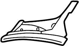 View 4D0805150C Frame Rail End Full-Sized Product Image