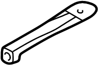 View 4D0803169 BRACKET. Tow hook mount.  Full-Sized Product Image