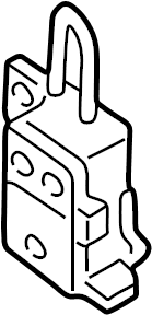 View 4D0833411C Door Hinge (Upper, Lower) Full-Sized Product Image