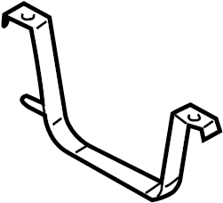 View 4D4201653 Tank. Strap. Bracket. Fuel. (Front) Full-Sized Product Image
