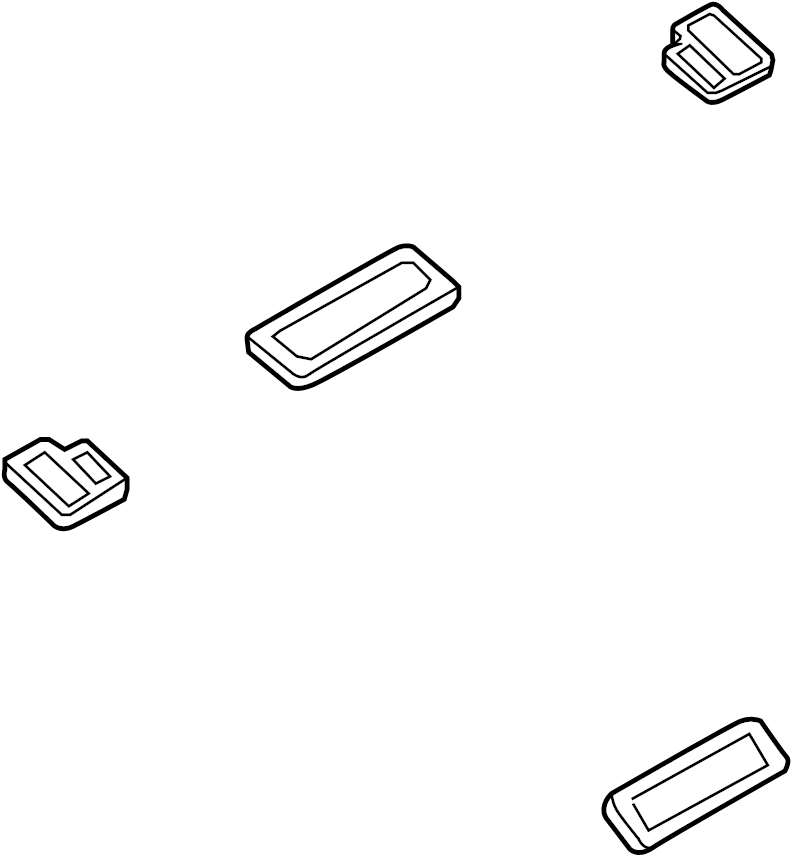 View 4E0898003 Gasket. Instrument Panel Air Duct Seal. Seal kit.  Full-Sized Product Image