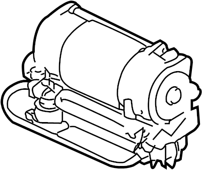 View 4E0616007E Air Suspension Compressor Full-Sized Product Image