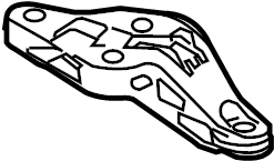 View 4E0199603AD Engine Mount Support Bracket (Front) Full-Sized Product Image