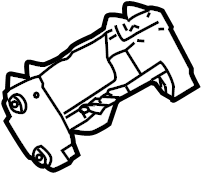 View 4E0863243C Console Bracket (Front, Rear, Lower) Full-Sized Product Image
