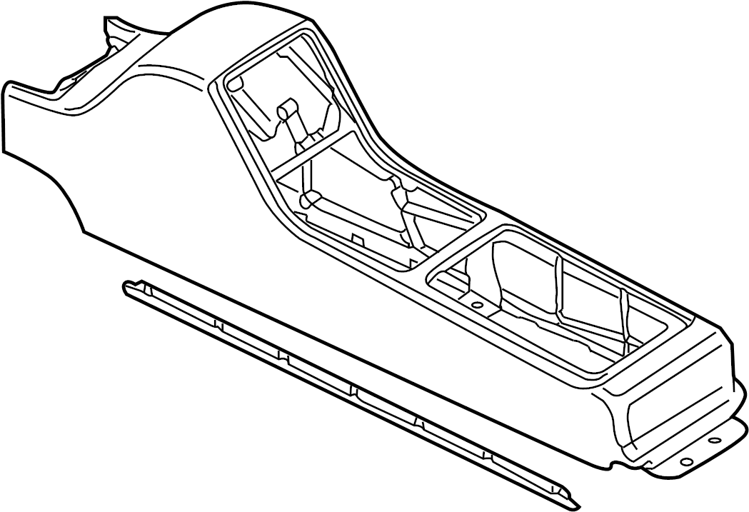 View 4E48632426K9 Seat Console Full-Sized Product Image