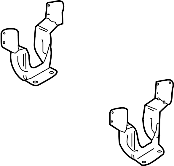 View 4E0863973A Console Bracket (Rear) Full-Sized Product Image