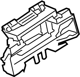 View 4E0839886E Exterior Door Handle Base Full-Sized Product Image