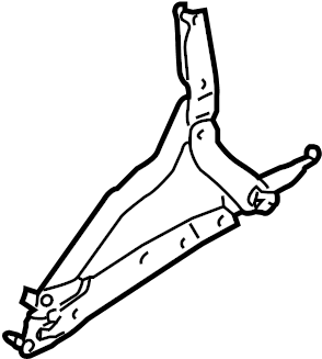 View 4E0827299H Deck Lid Hinge Full-Sized Product Image