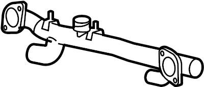 View 07L121071M Engine Coolant Crossover Pipe Full-Sized Product Image