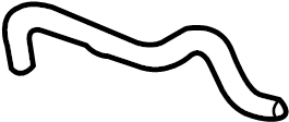 View 4E0121103AD Engine Coolant Overflow Hose. Water Hose.  Full-Sized Product Image