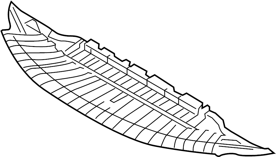 View 4H0807611C Bumper Splash Shield (Front, Lower) Full-Sized Product Image