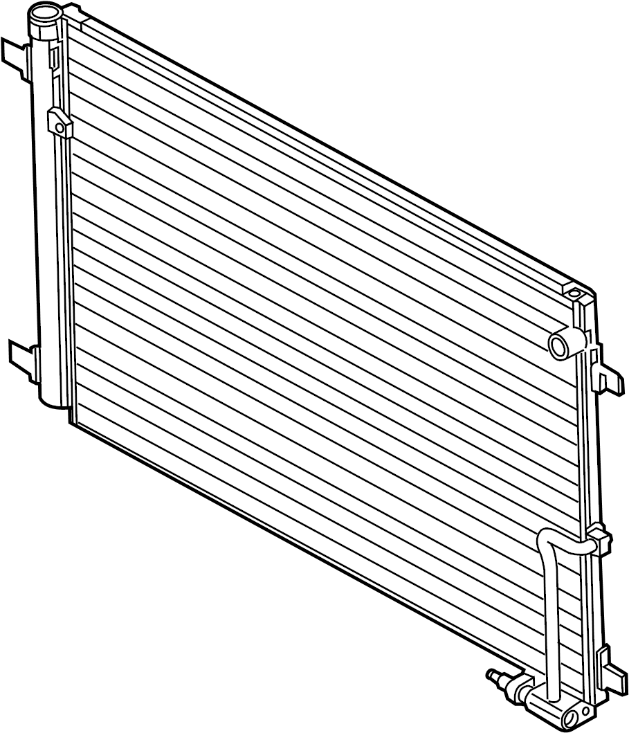 View 4H0260403M A/C Condenser Full-Sized Product Image