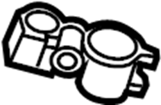 View 4H0260759H A/C Refrigerant Line Bracket (Upper, Lower) Full-Sized Product Image