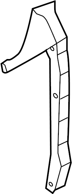 View 4H0821112C Fender Reinforcement Bar Full-Sized Product Image
