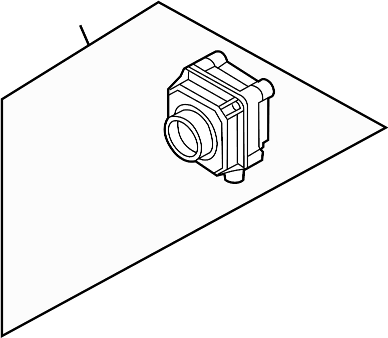 View 4H0980552A Front camera. Night Vision Camera.  Full-Sized Product Image