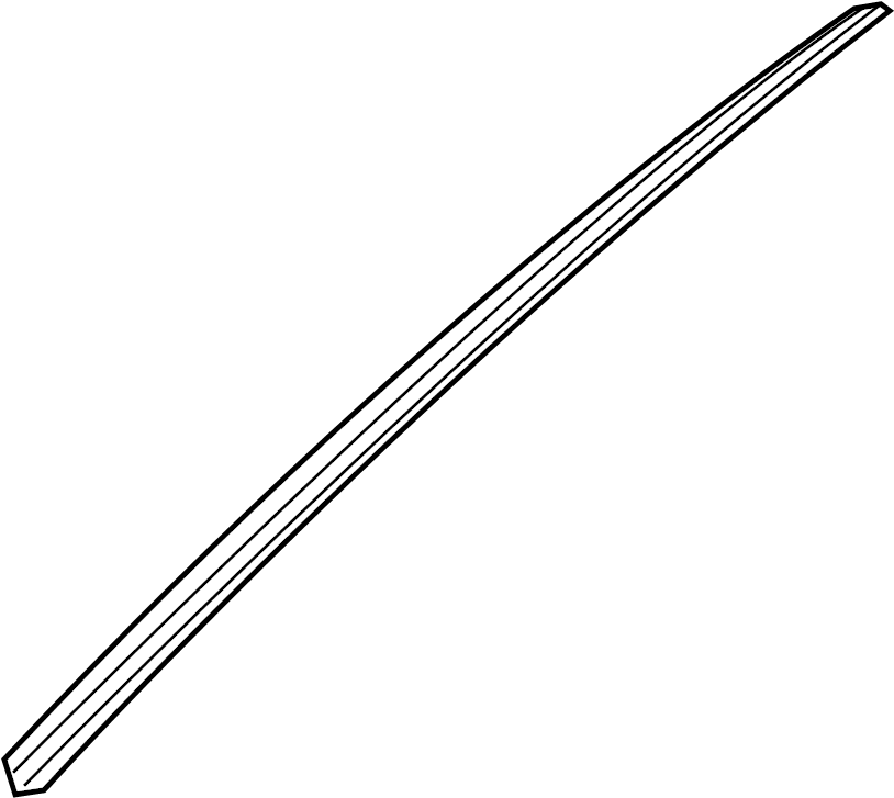 View 4H085432801C Windshield Molding (Upper) Full-Sized Product Image