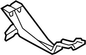 View 4H1880353A Instrument Panel Center Support (Lower) Full-Sized Product Image