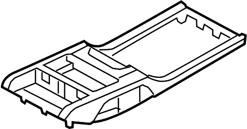 View 4H4886329ABFS1 Console Panel (Upper) Full-Sized Product Image