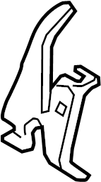 View 4H1880481A Instrument Panel Air Bag Bracket Full-Sized Product Image
