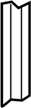 View 4H0868204BH9 Body A-Pillar Trim Panel Insert Full-Sized Product Image