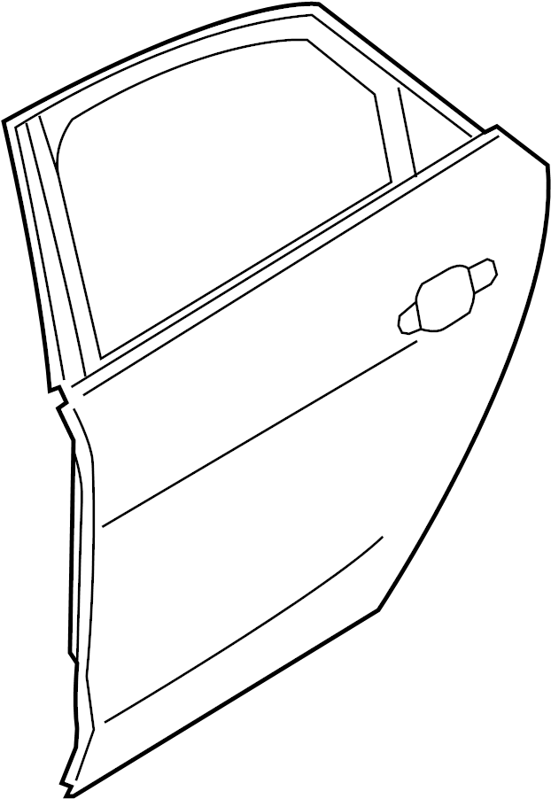View 4H4833052D Door Shell Full-Sized Product Image