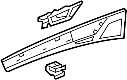 View 4H4867086CV58 Door Trim Molding Full-Sized Product Image