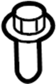 View WHT006726 Bolt. Screw. Grille. (Lower) Full-Sized Product Image