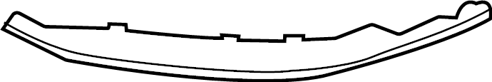 View 4N0853334BY9B Bumper Trim (Lower) Full-Sized Product Image