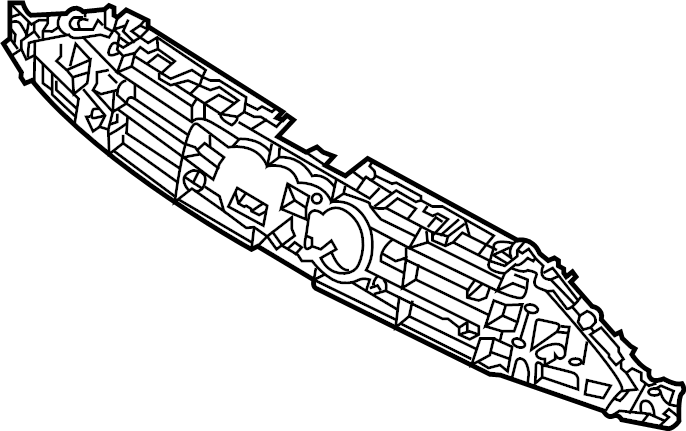 View 4N0807233C Bumper Cover Reinforcement (Lower) Full-Sized Product Image